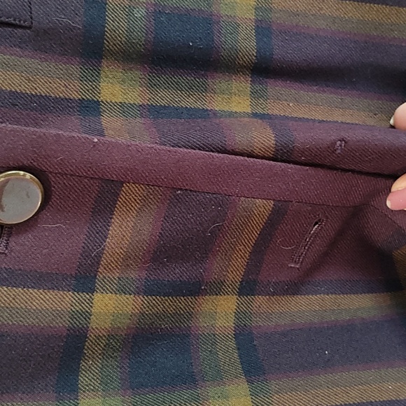 Atrium Blazer size 12 purple plaid - Picture 4 of 4